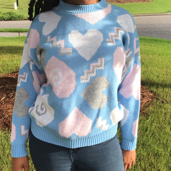 Sweaters - Vintage 90s/80s kawaii Lolita sweater